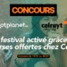 – CONCOURS TERMINÉ – Mode fête et festival activé grâce aux 2 x 150 € de courses offertes chez Colruyt !